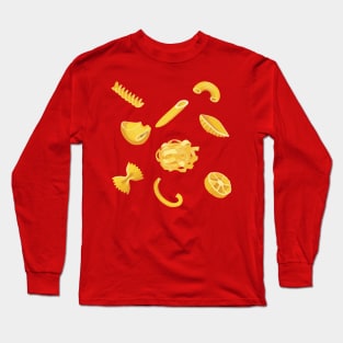 Pasta Types Long Sleeve T-Shirt